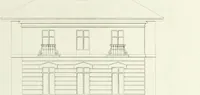 An illustration from Domestic architecture, being a series of designs for mansions, villas, rectory houses, parsonage houses, bailiffs' lodge, gardener's lodge, game-keeper's lodge, park gate lodges, etc. in the Grecian, Italian, and old English styles of architecture. With observations on the appropriate choice of site; the whole designed with strict reference to the practicability of erection, and with due attention to the important consideration of uniting elegance, convenience and domestic comfort with economy ... With accurate estimates appended to each design (1833)