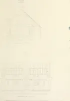 An illustration from Domestic architecture, being a series of designs, for mansions, villas, rectory houses, parsonage houses, bailiff's lodge, gardener's lodge, game-keeper's lodge, park-gate lodges, etc., in the Grecian, Italian, and old English style of architecture : with observations on the appropriate choice of site, the whole designed with strict reference to the practicability of erection, and with due attention to the important consideration of uniting elegance, convenience and domestic comfort with economy, the whole being the result of upwards of thirty years professional experience : with accurate estimates appended to each design (1850)