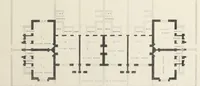 An illustration from Domestic architecture, being a series of designs, for mansions, villas, rectory houses, parsonage houses, bailiff's lodge, gardener's lodge, game-keeper's lodge, park-gate lodges, etc., in the Grecian, Italian, and old English style of architecture : with observations on the appropriate choice of site, the whole designed with strict reference to the practicability of erection, and with due attention to the important consideration of uniting elegance, convenience and domestic comfort with economy, the whole being the result of upwards of thirty years professional experience : with accurate estimates appended to each design (1850)
