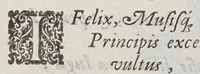 Picture 3 of 3 from Domus Iustinianae panegyricus : in discessum illustrissimi viri Iustiniani Iustiniani. Praetoris Patauin[a]e vrbis dignissimi. (1594), leaf 36