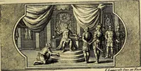 An illustration from Doorlugte voorbeelden der ouden : leerzaame zinnebeelden, nevens 't treurspel van L. Junius Brutus, vaderlyke gestrengheid, en verscheide gedigten (1725)
