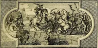 Picture 14 of 84 from Doorlugte voorbeelden der ouden : leerzaame zinnebeelden, nevens 't treurspel van L. Junius Brutus, vaderlyke gestrengheid, en verscheide gedigten (1725), leaf 110