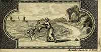 An illustration from Doorlugte voorbeelden der ouden : leerzaame zinnebeelden, nevens 't treurspel van L. Junius Brutus, vaderlyke gestrengheid, en verscheide gedigten (1725)