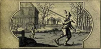 Picture 45 of 84 from Doorlugte voorbeelden der ouden : leerzaame zinnebeelden, nevens 't treurspel van L. Junius Brutus, vaderlyke gestrengheid, en verscheide gedigten (1725), leaf 280