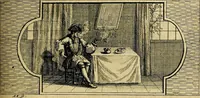 An illustration from Doorlugte voorbeelden der ouden : leerzaame zinnebeelden, nevens 't treurspel van L. Junius Brutus, vaderlyke gestrengheid, en verscheide gedigten (1725)
