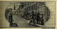 An illustration from Doorlugte voorbeelden der ouden : leerzaame zinnebeelden, nevens 't treurspel van L. Junius Brutus, vaderlyke gestrengheid, en verscheide gedigten (1725)