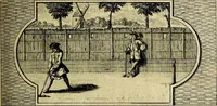 An illustration from Doorlugte voorbeelden der ouden : leerzaame zinnebeelden, nevens 't treurspel van L. Junius Brutus, vaderlyke gestrengheid, en verscheide gedigten (1725)