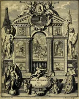 Picture 1 of 84 from Doorlugte voorbeelden der ouden : leerzaame zinnebeelden, nevens 't treurspel van L. Junius Brutus, vaderlyke gestrengheid, en verscheide gedigten (1725), leaf 6
