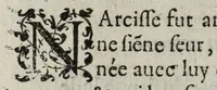 An illustration from Dovze fables de flevves ov fontaines : avec la description pour la peinture, & les epigrammes (1585)