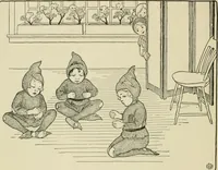 An illustration from Dramatic games and dances for little children (1914)