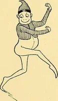 An illustration from Dramatic games and dances for little children (1914)