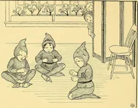 An illustration from Dramatic games and dances for little children (1914)