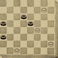 Picture 310 of 619 from Draughts : Gould's problems, critical positions and games by all the greatest players and composers of the world, the whole interspersed with notes on the positions / by Joseph Gould (1895), leaf 102