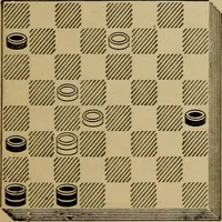Picture 342 of 619 from Draughts : Gould's problems, critical positions and games by all the greatest players and composers of the world, the whole interspersed with notes on the positions / by Joseph Gould (1895), leaf 112