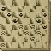Picture 350 of 619 from Draughts : Gould's problems, critical positions and games by all the greatest players and composers of the world, the whole interspersed with notes on the positions / by Joseph Gould (1895), leaf 113