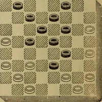 Picture 359 of 619 from Draughts : Gould's problems, critical positions and games by all the greatest players and composers of the world, the whole interspersed with notes on the positions / by Joseph Gould (1895), leaf 115