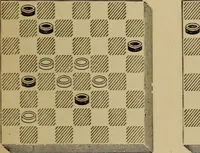 Picture 361 of 619 from Draughts : Gould's problems, critical positions and games by all the greatest players and composers of the world, the whole interspersed with notes on the positions / by Joseph Gould (1895), leaf 116