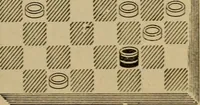 Picture 363 of 619 from Draughts : Gould's problems, critical positions and games by all the greatest players and composers of the world, the whole interspersed with notes on the positions / by Joseph Gould (1895), leaf 116