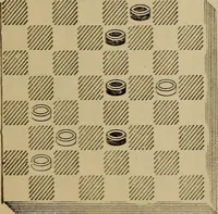 Picture 400 of 619 from Draughts : Gould's problems, critical positions and games by all the greatest players and composers of the world, the whole interspersed with notes on the positions / by Joseph Gould (1895), leaf 126