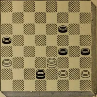 Picture 403 of 619 from Draughts : Gould's problems, critical positions and games by all the greatest players and composers of the world, the whole interspersed with notes on the positions / by Joseph Gould (1895), leaf 127