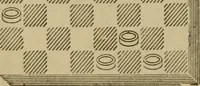 Picture 410 of 619 from Draughts : Gould's problems, critical positions and games by all the greatest players and composers of the world, the whole interspersed with notes on the positions / by Joseph Gould (1895), leaf 129