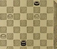 Picture 3 of 619 from Draughts : Gould's problems, critical positions and games by all the greatest players and composers of the world, the whole interspersed with notes on the positions / by Joseph Gould (1895), leaf 13
