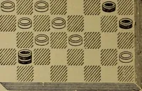 Picture 440 of 619 from Draughts : Gould's problems, critical positions and games by all the greatest players and composers of the world, the whole interspersed with notes on the positions / by Joseph Gould (1895), leaf 135