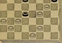 Picture 442 of 619 from Draughts : Gould's problems, critical positions and games by all the greatest players and composers of the world, the whole interspersed with notes on the positions / by Joseph Gould (1895), leaf 136