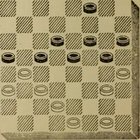 Picture 450 of 619 from Draughts : Gould's problems, critical positions and games by all the greatest players and composers of the world, the whole interspersed with notes on the positions / by Joseph Gould (1895), leaf 137