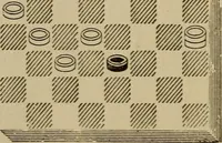 Picture 473 of 619 from Draughts : Gould's problems, critical positions and games by all the greatest players and composers of the world, the whole interspersed with notes on the positions / by Joseph Gould (1895), leaf 146