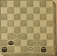 Picture 9 of 619 from Draughts : Gould's problems, critical positions and games by all the greatest players and composers of the world, the whole interspersed with notes on the positions / by Joseph Gould (1895), leaf 15