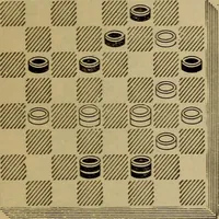 Picture 511 of 619 from Draughts : Gould's problems, critical positions and games by all the greatest players and composers of the world, the whole interspersed with notes on the positions / by Joseph Gould (1895), leaf 158