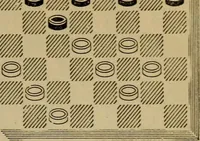 Picture 512 of 619 from Draughts : Gould's problems, critical positions and games by all the greatest players and composers of the world, the whole interspersed with notes on the positions / by Joseph Gould (1895), leaf 158