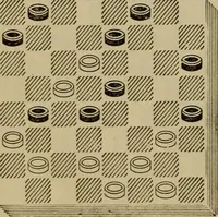 Picture 516 of 619 from Draughts : Gould's problems, critical positions and games by all the greatest players and composers of the world, the whole interspersed with notes on the positions / by Joseph Gould (1895), leaf 159
