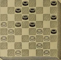 Picture 518 of 619 from Draughts : Gould's problems, critical positions and games by all the greatest players and composers of the world, the whole interspersed with notes on the positions / by Joseph Gould (1895), leaf 159
