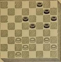 Picture 527 of 619 from Draughts : Gould's problems, critical positions and games by all the greatest players and composers of the world, the whole interspersed with notes on the positions / by Joseph Gould (1895), leaf 164