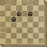 Picture 528 of 619 from Draughts : Gould's problems, critical positions and games by all the greatest players and composers of the world, the whole interspersed with notes on the positions / by Joseph Gould (1895), leaf 164