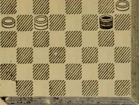 Picture 548 of 619 from Draughts : Gould's problems, critical positions and games by all the greatest players and composers of the world, the whole interspersed with notes on the positions / by Joseph Gould (1895), leaf 173