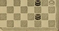 Picture 554 of 619 from Draughts : Gould's problems, critical positions and games by all the greatest players and composers of the world, the whole interspersed with notes on the positions / by Joseph Gould (1895), leaf 175