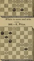 Picture 563 of 619 from Draughts : Gould's problems, critical positions and games by all the greatest players and composers of the world, the whole interspersed with notes on the positions / by Joseph Gould (1895), leaf 179