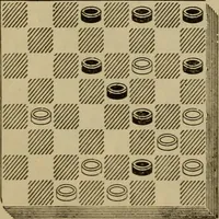 Picture 564 of 619 from Draughts : Gould's problems, critical positions and games by all the greatest players and composers of the world, the whole interspersed with notes on the positions / by Joseph Gould (1895), leaf 179