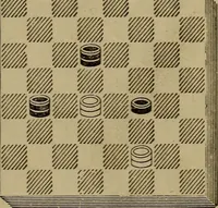 Picture 17 of 619 from Draughts : Gould's problems, critical positions and games by all the greatest players and composers of the world, the whole interspersed with notes on the positions / by Joseph Gould (1895), leaf 18