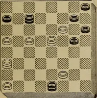 Picture 568 of 619 from Draughts : Gould's problems, critical positions and games by all the greatest players and composers of the world, the whole interspersed with notes on the positions / by Joseph Gould (1895), leaf 180