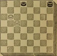 Picture 27 of 619 from Draughts : Gould's problems, critical positions and games by all the greatest players and composers of the world, the whole interspersed with notes on the positions / by Joseph Gould (1895), leaf 21