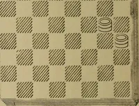 Picture 35 of 619 from Draughts : Gould's problems, critical positions and games by all the greatest players and composers of the world, the whole interspersed with notes on the positions / by Joseph Gould (1895), leaf 23