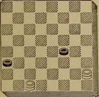 Picture 37 of 619 from Draughts : Gould's problems, critical positions and games by all the greatest players and composers of the world, the whole interspersed with notes on the positions / by Joseph Gould (1895), leaf 24