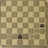 Picture 41 of 619 from Draughts : Gould's problems, critical positions and games by all the greatest players and composers of the world, the whole interspersed with notes on the positions / by Joseph Gould (1895), leaf 25