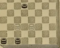 Picture 48 of 619 from Draughts : Gould's problems, critical positions and games by all the greatest players and composers of the world, the whole interspersed with notes on the positions / by Joseph Gould (1895), leaf 27