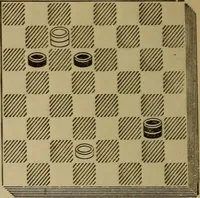 Picture 49 of 619 from Draughts : Gould's problems, critical positions and games by all the greatest players and composers of the world, the whole interspersed with notes on the positions / by Joseph Gould (1895), leaf 27