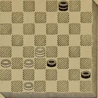 Picture 63 of 619 from Draughts : Gould's problems, critical positions and games by all the greatest players and composers of the world, the whole interspersed with notes on the positions / by Joseph Gould (1895), leaf 32